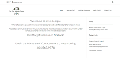 Desktop Screenshot of ettedesigns.com